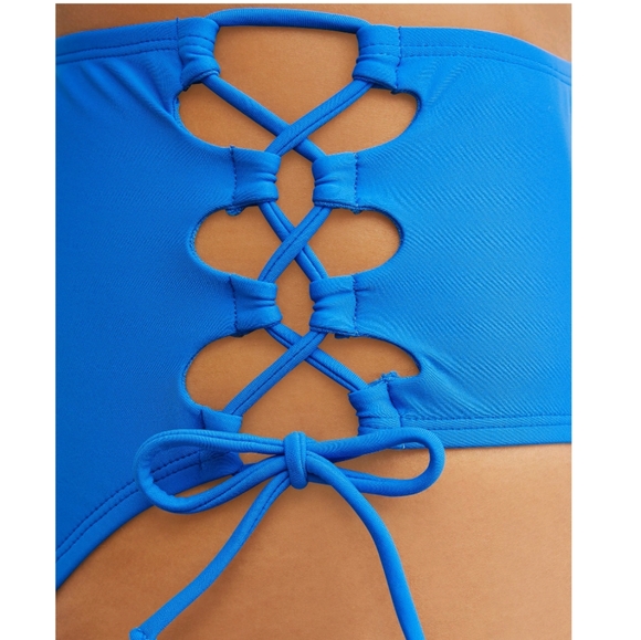 Time and Tru Women's Solid High Waist Swims bottom - Picture 4 of 8